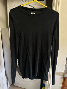 C.P. Company Black Crewneck Lightweight Sweater